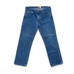 Diamond Gusset Men's Blue Denim Jeans 38x31 Straight Leg USA Made